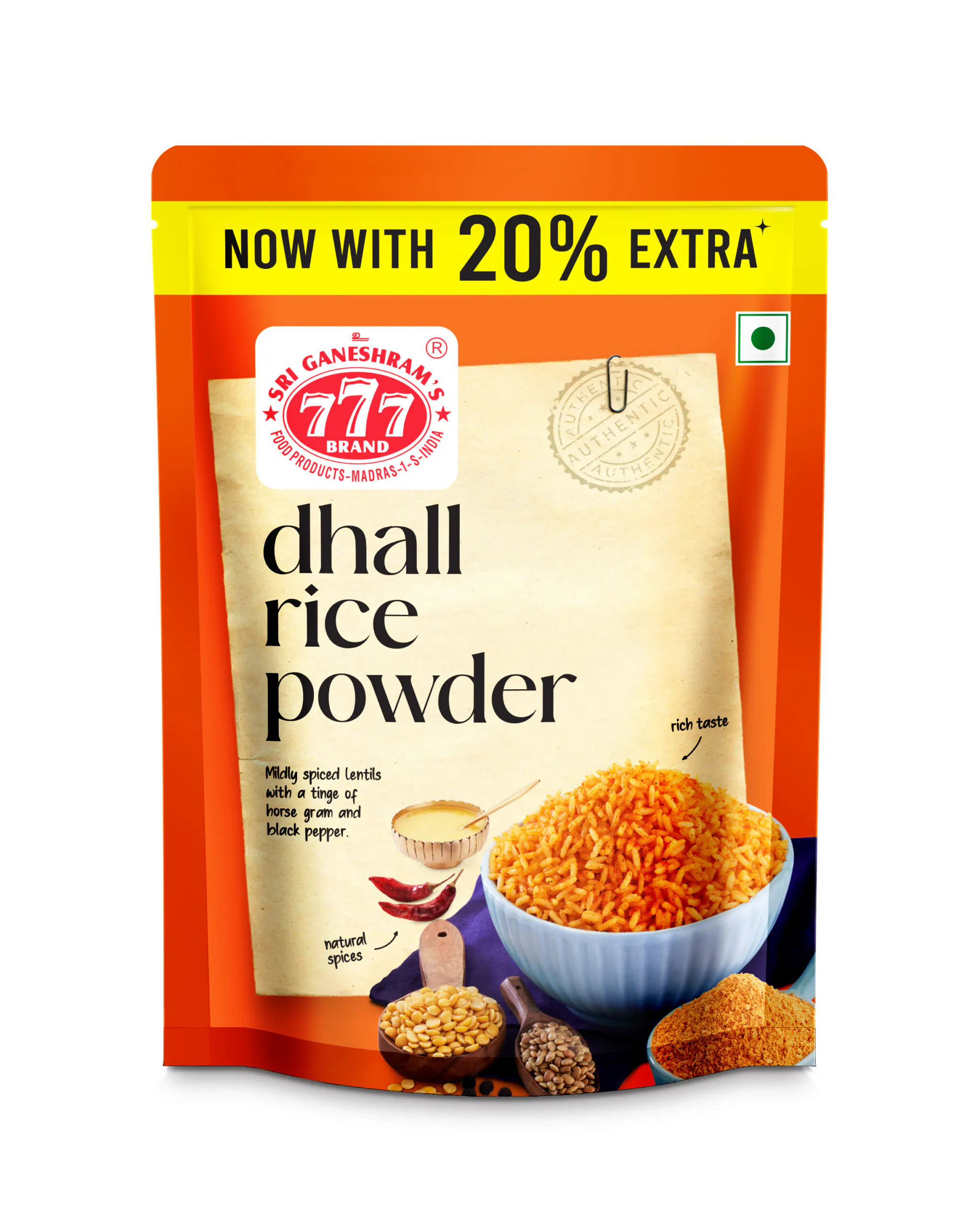 dhall rice powder
