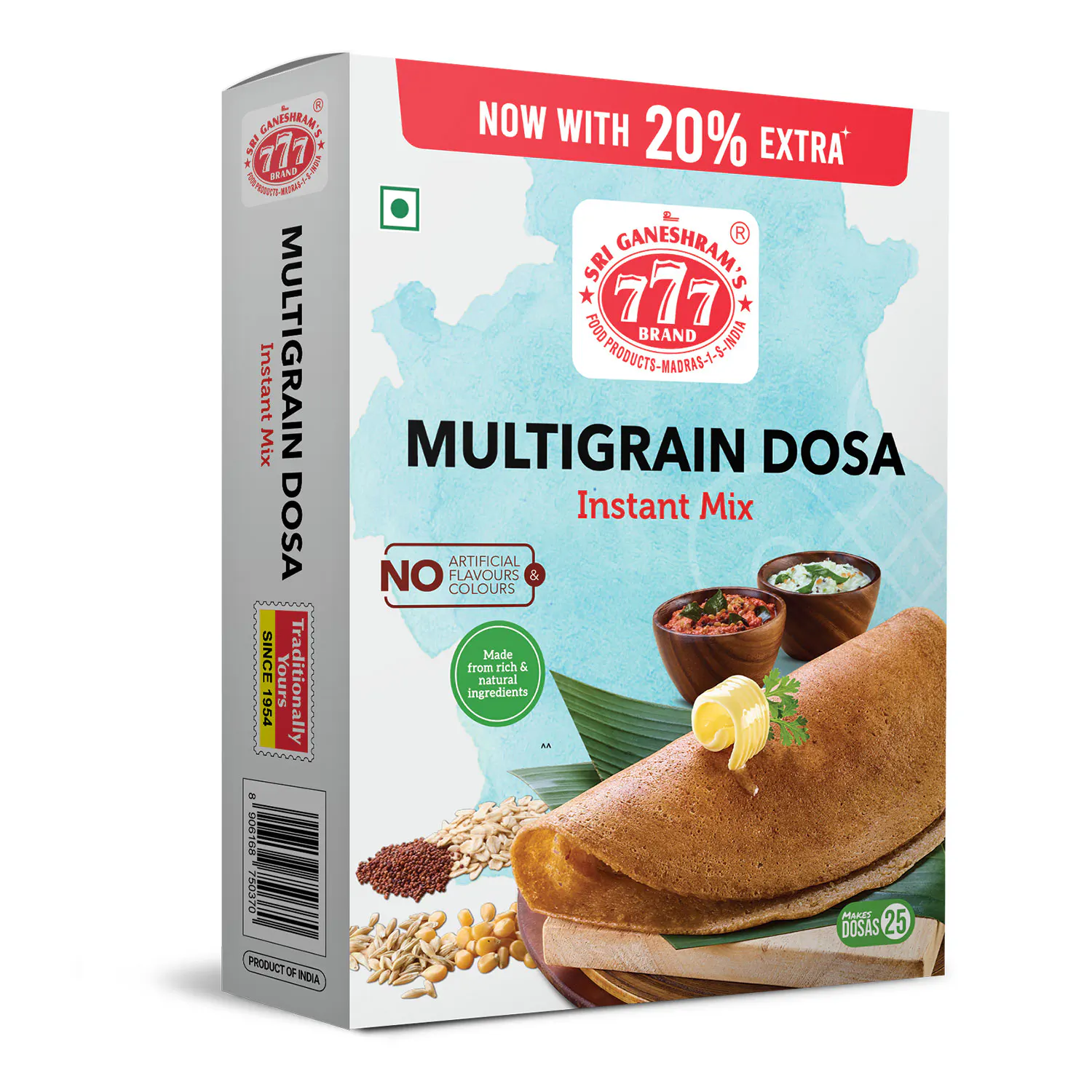 777 Multigrain Dosa Instant Mix 500g + 100g - Image 4