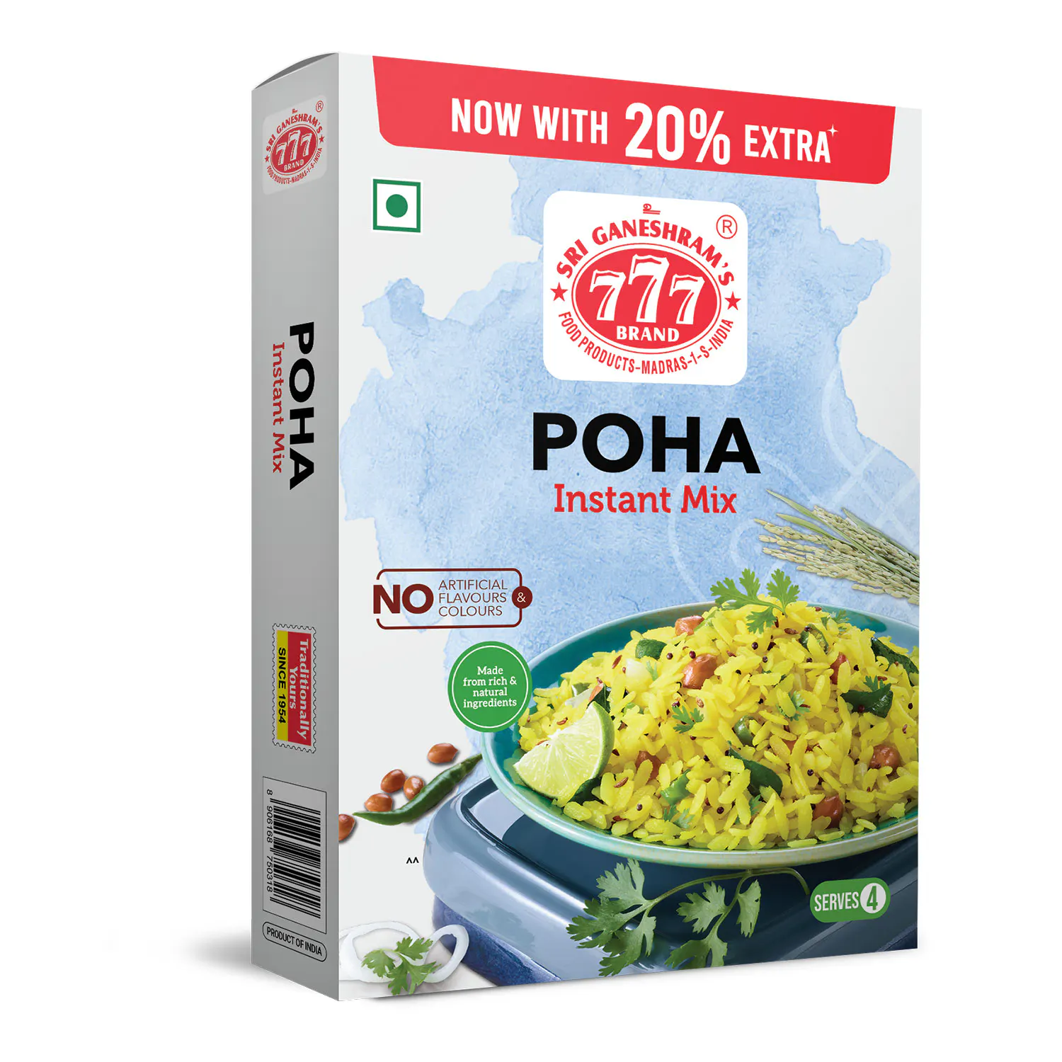 777 Poha Instant Mix 200g + 40g - Image 4