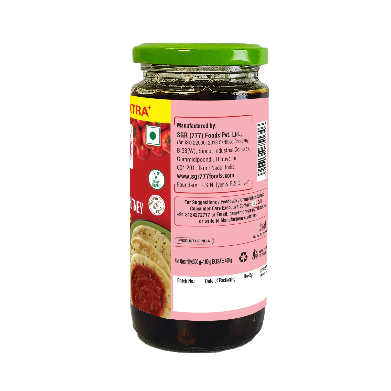 Tomato Chutney/Thokku 300g+100g - Image 3