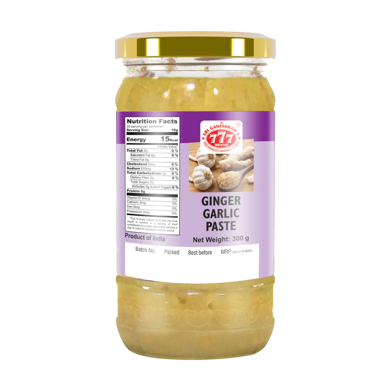 Ginger Garlic Paste 300g - Image 3