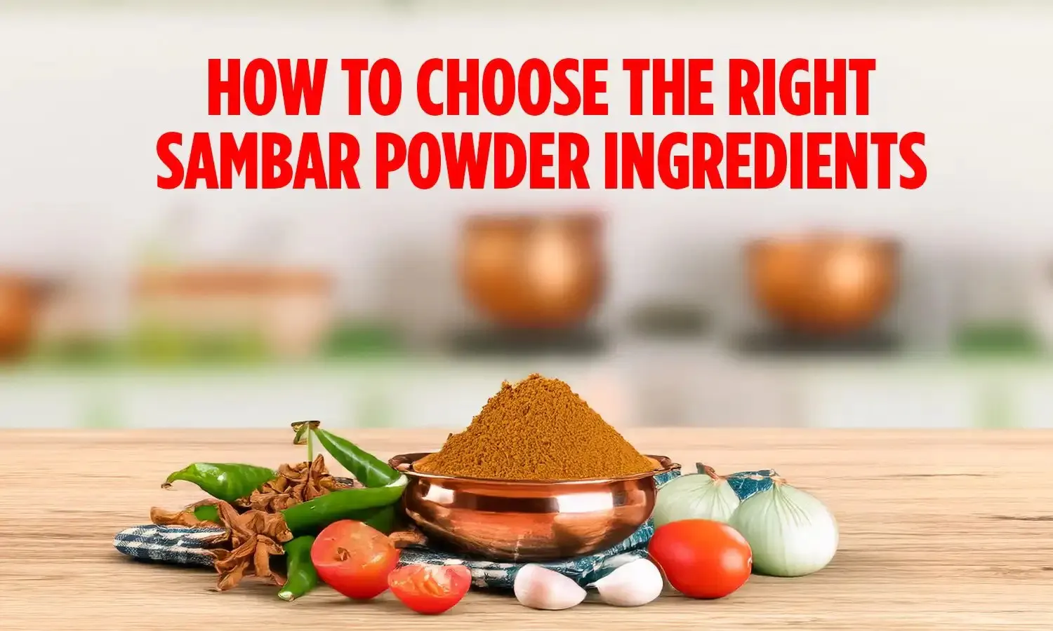 Sambar Powder Ingredients