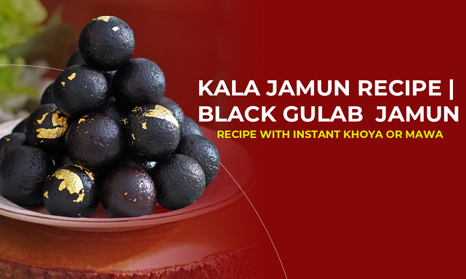 black gulab jamun