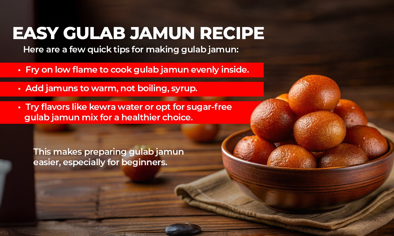 gulab jamun preparing
