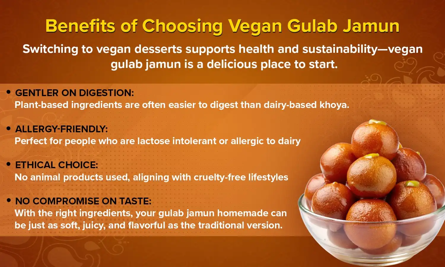 vegan gulab jamun