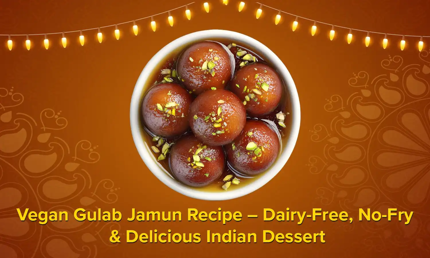 vegan gulab jamun
