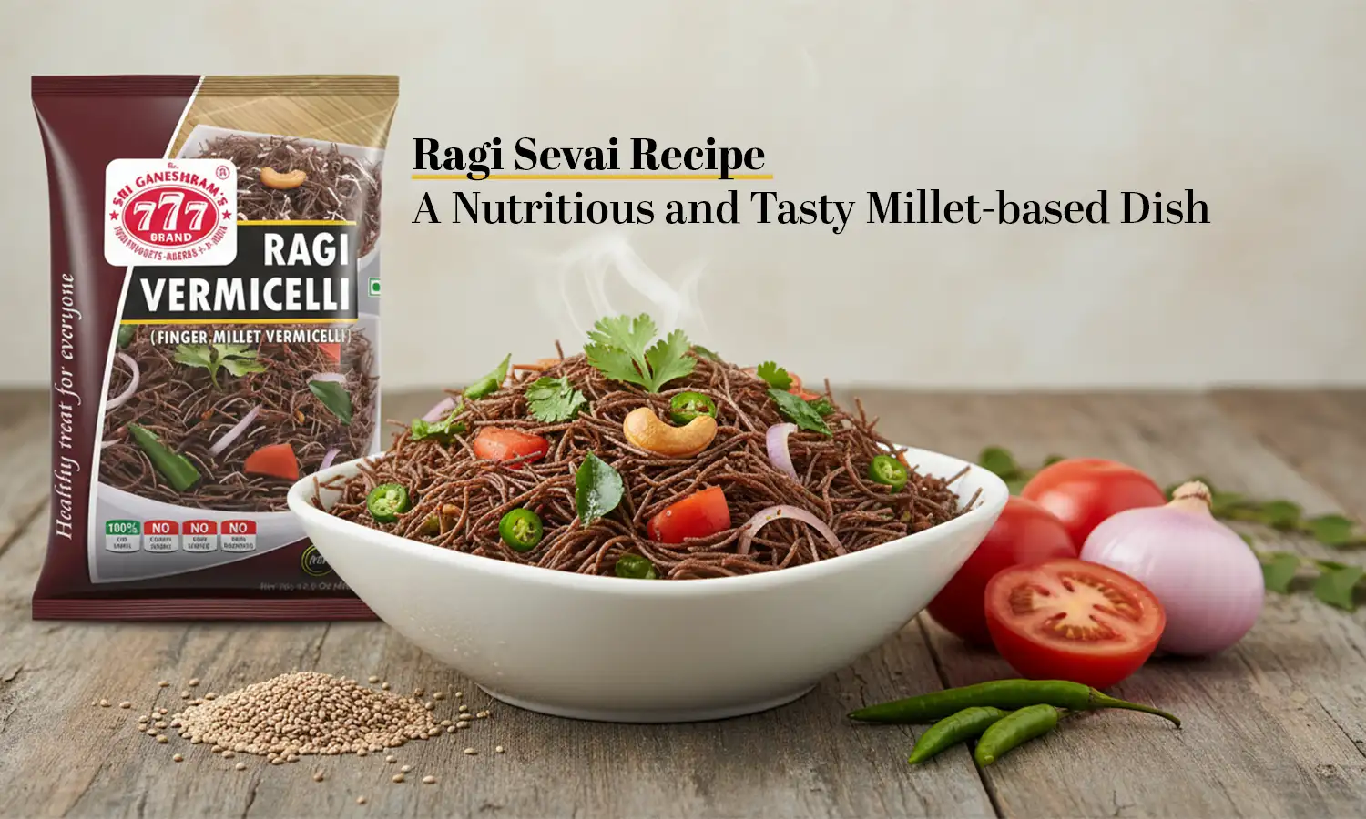 Ragi Sevai Recipe