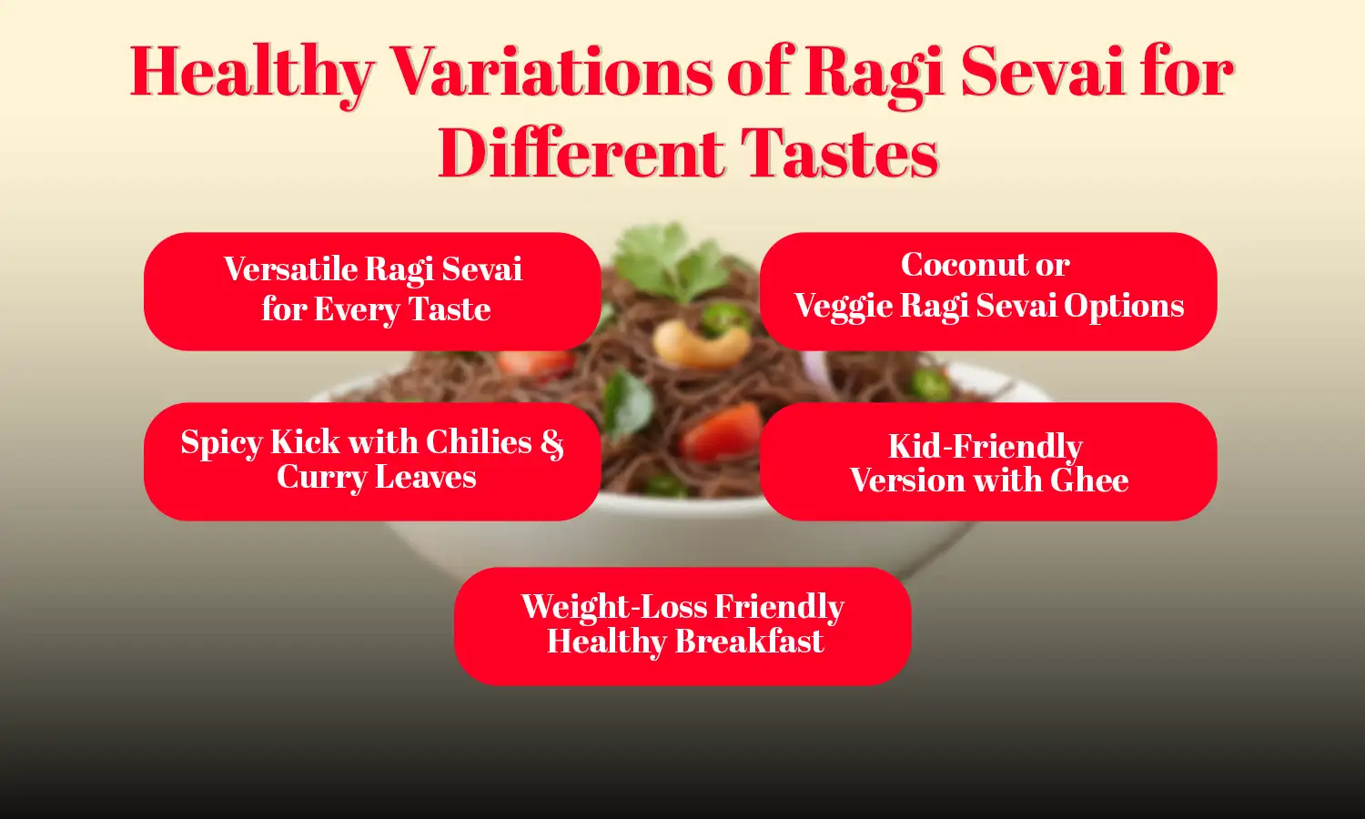 Ragi Sevai Recipe