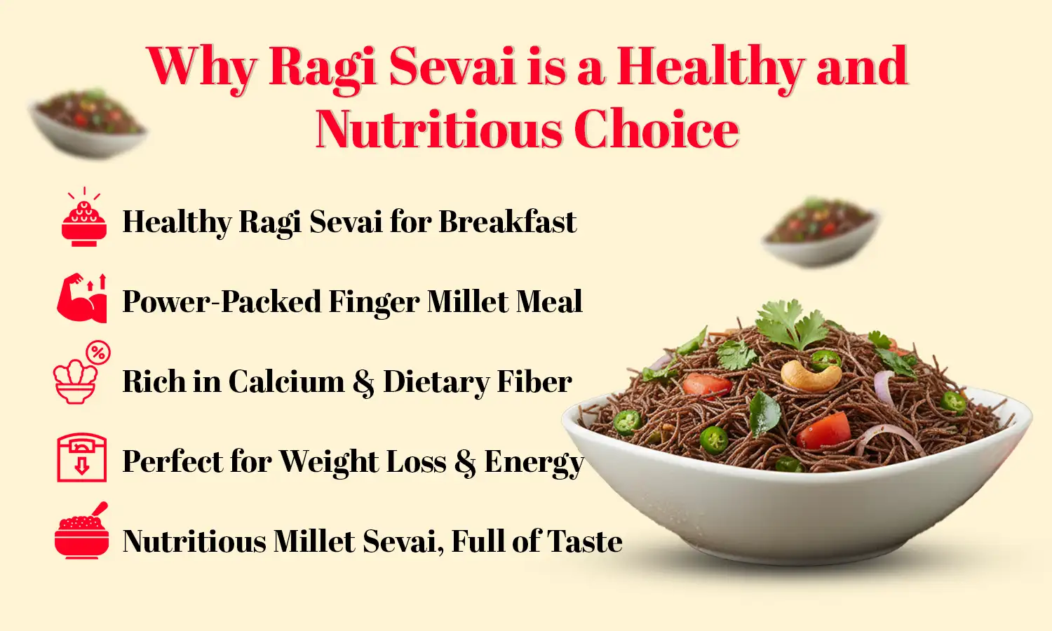Ragi Sevai Recipe