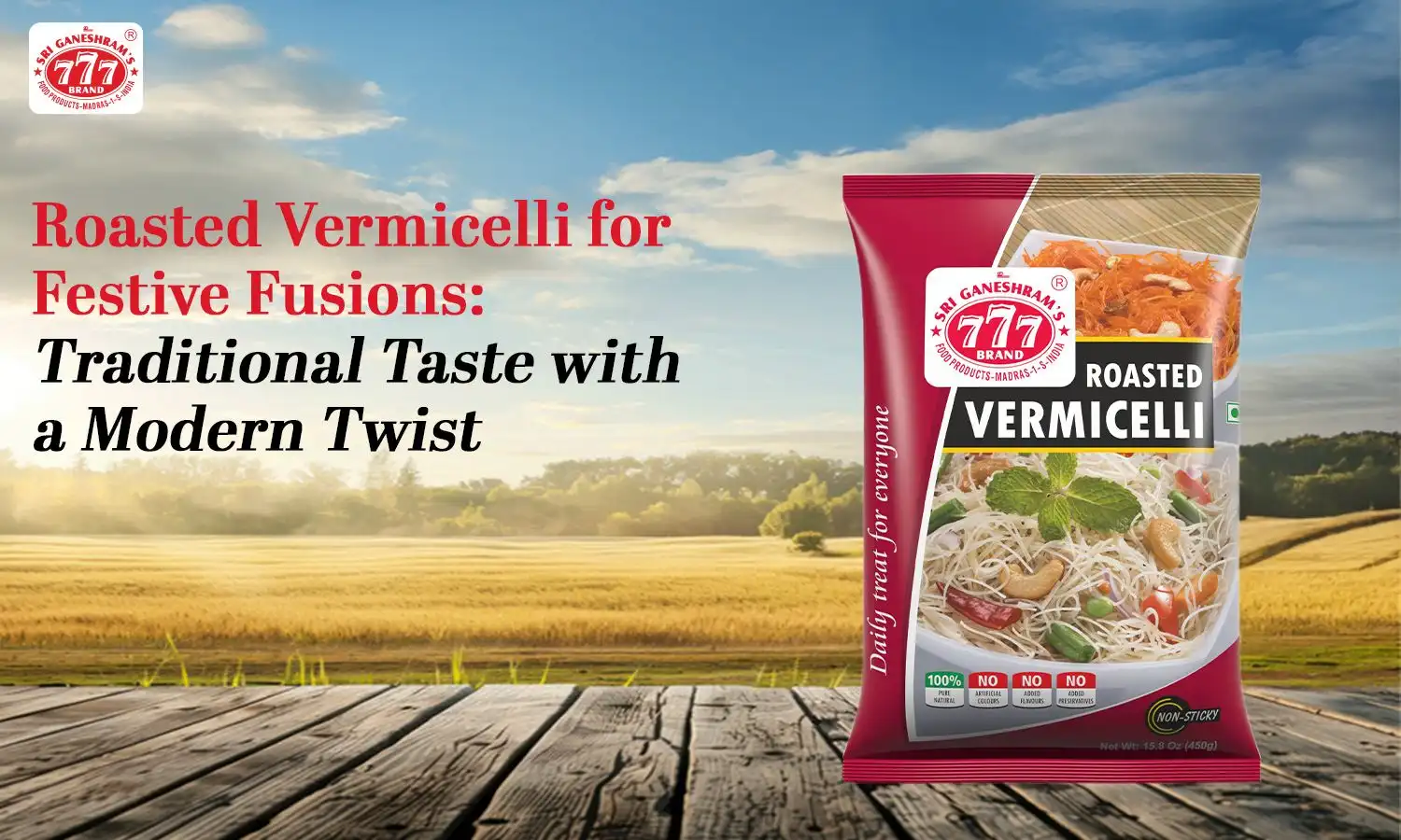 Roasted vermicelli