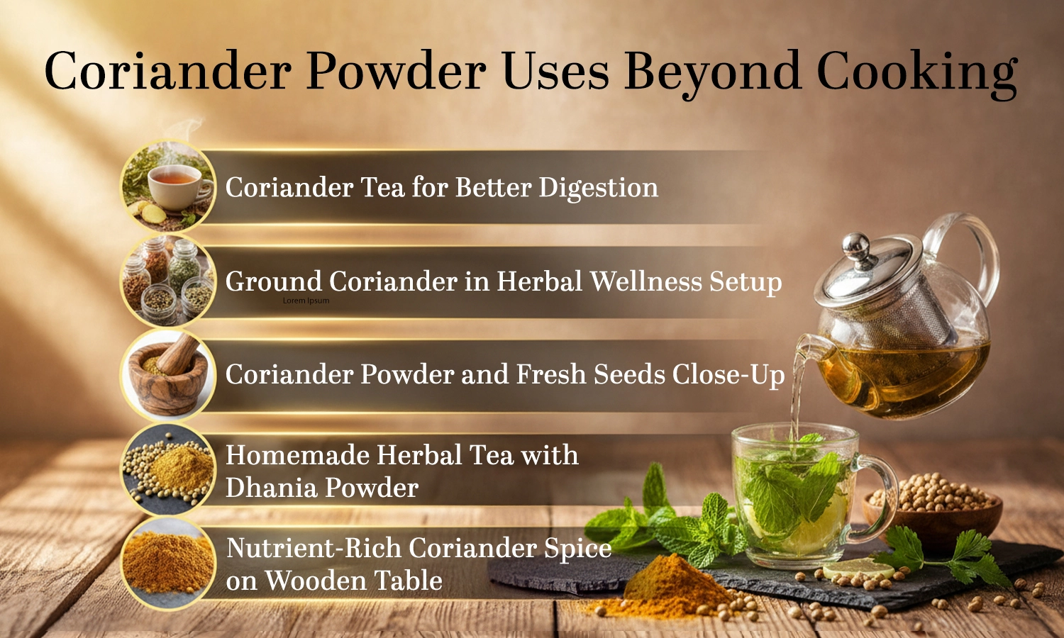 coriander powder benefits
