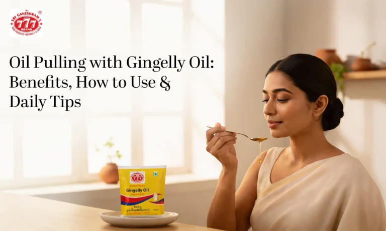 oil pulling with gingelly oil