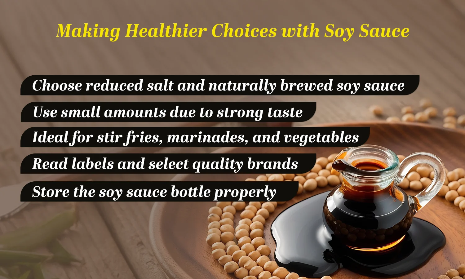 Healthier Choices with Soy Sauce