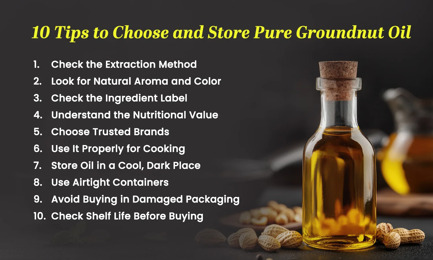 pure groundnut oil