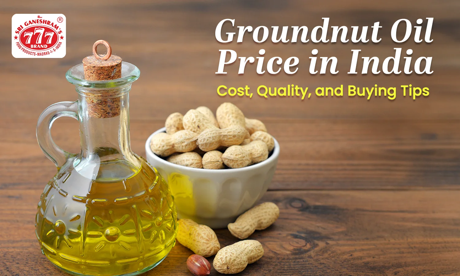 groundnut oil price