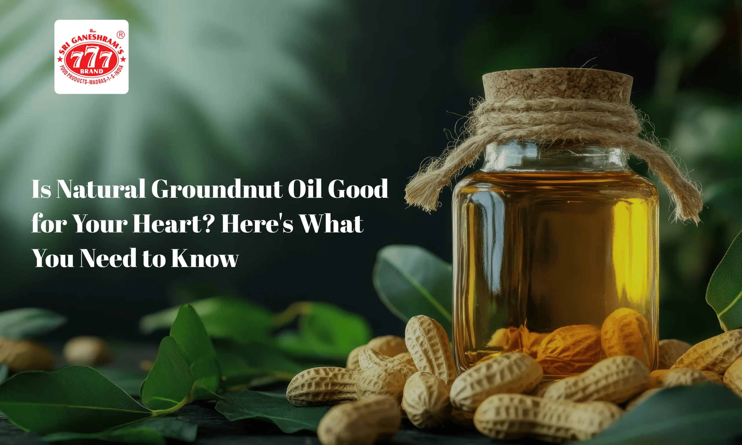 natural groundnut oil