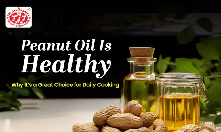 peanut oil is healthy