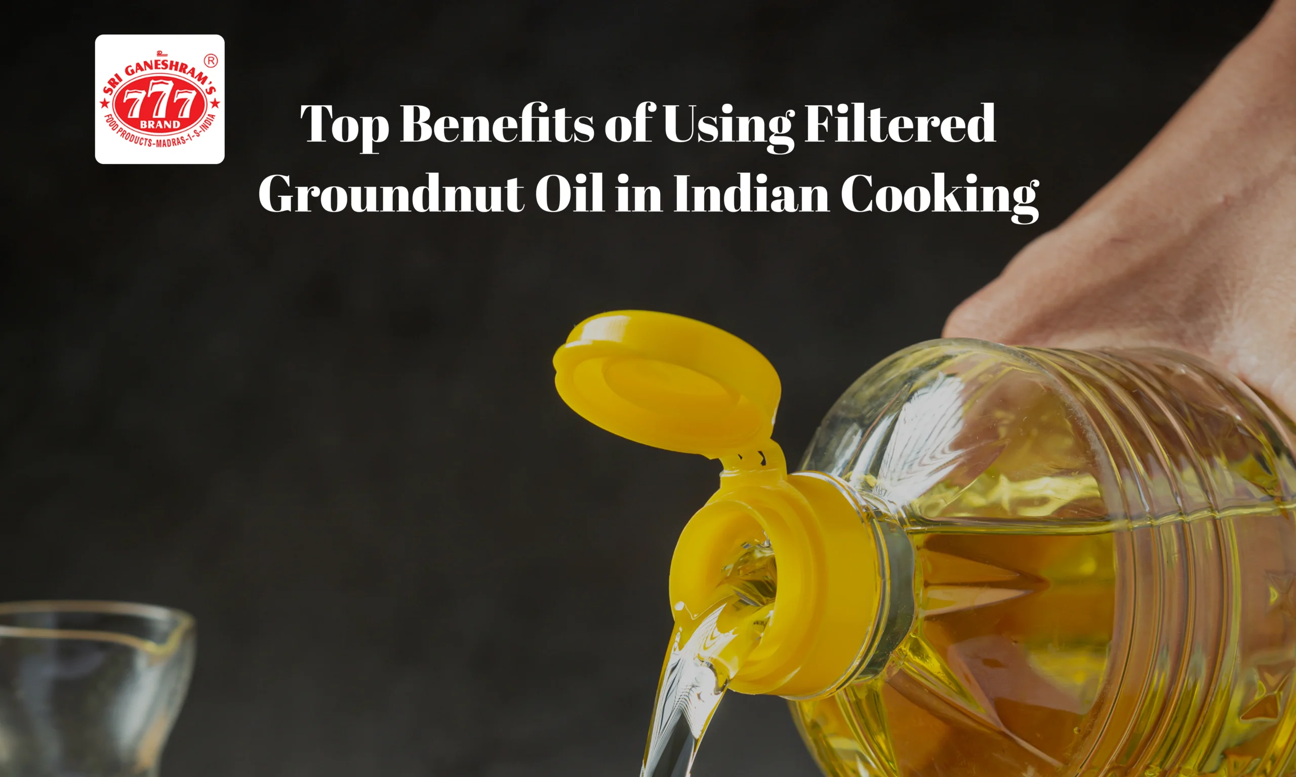 Filtered groundnut oil