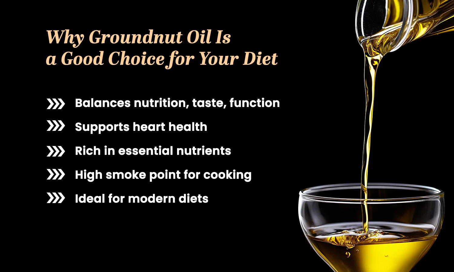 Groundnut Oil Nutrition