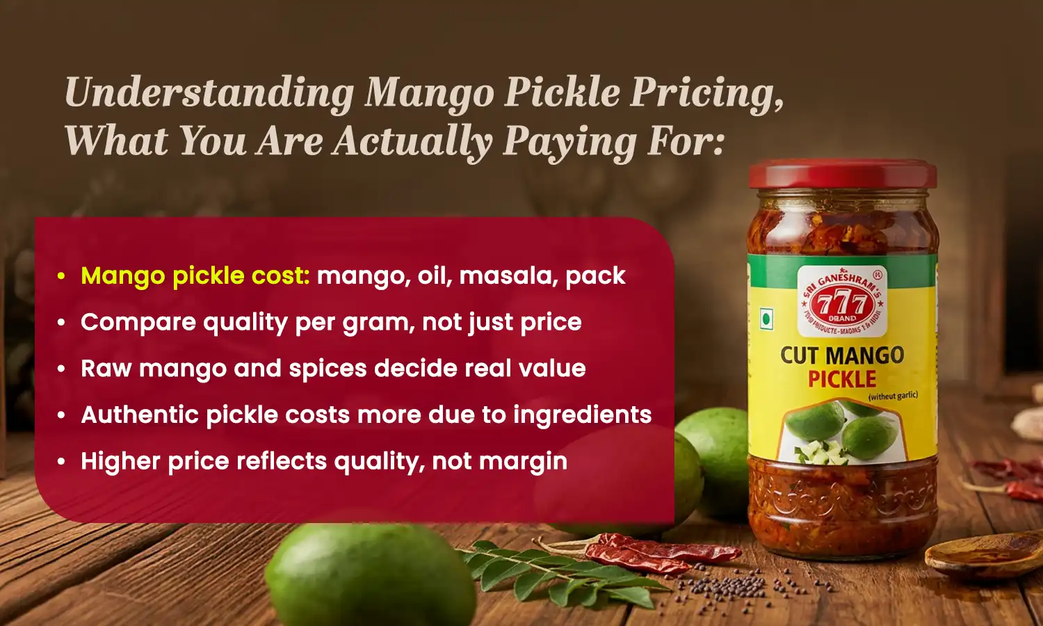 mango pickle price