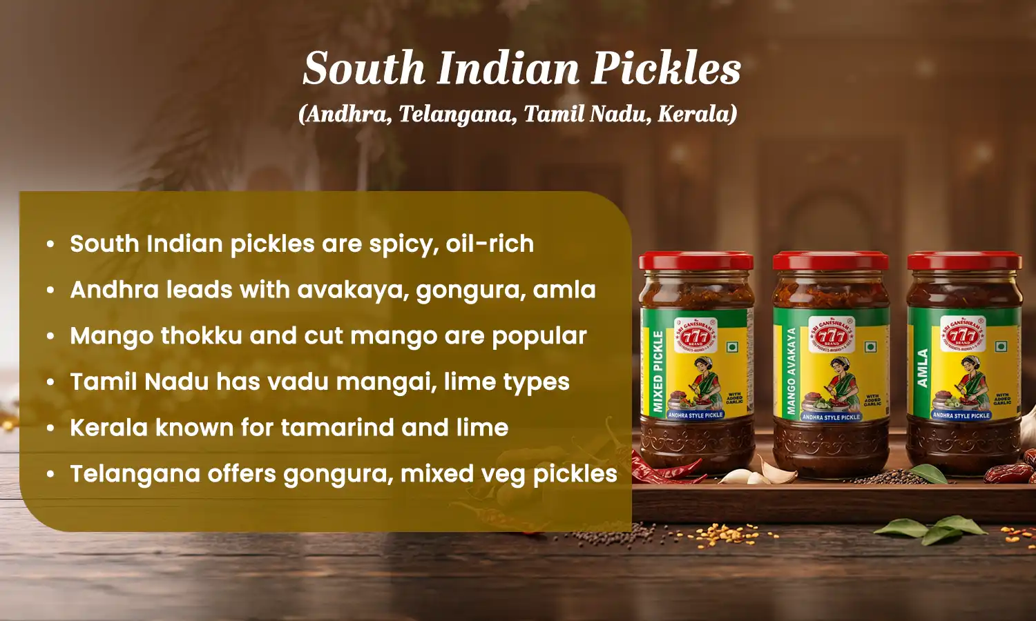 types of pickle in india