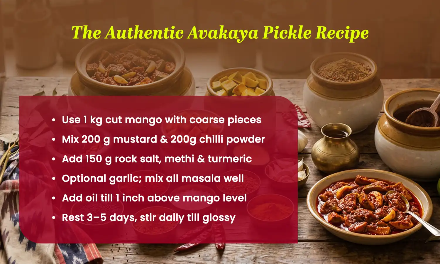 avakaya pickle