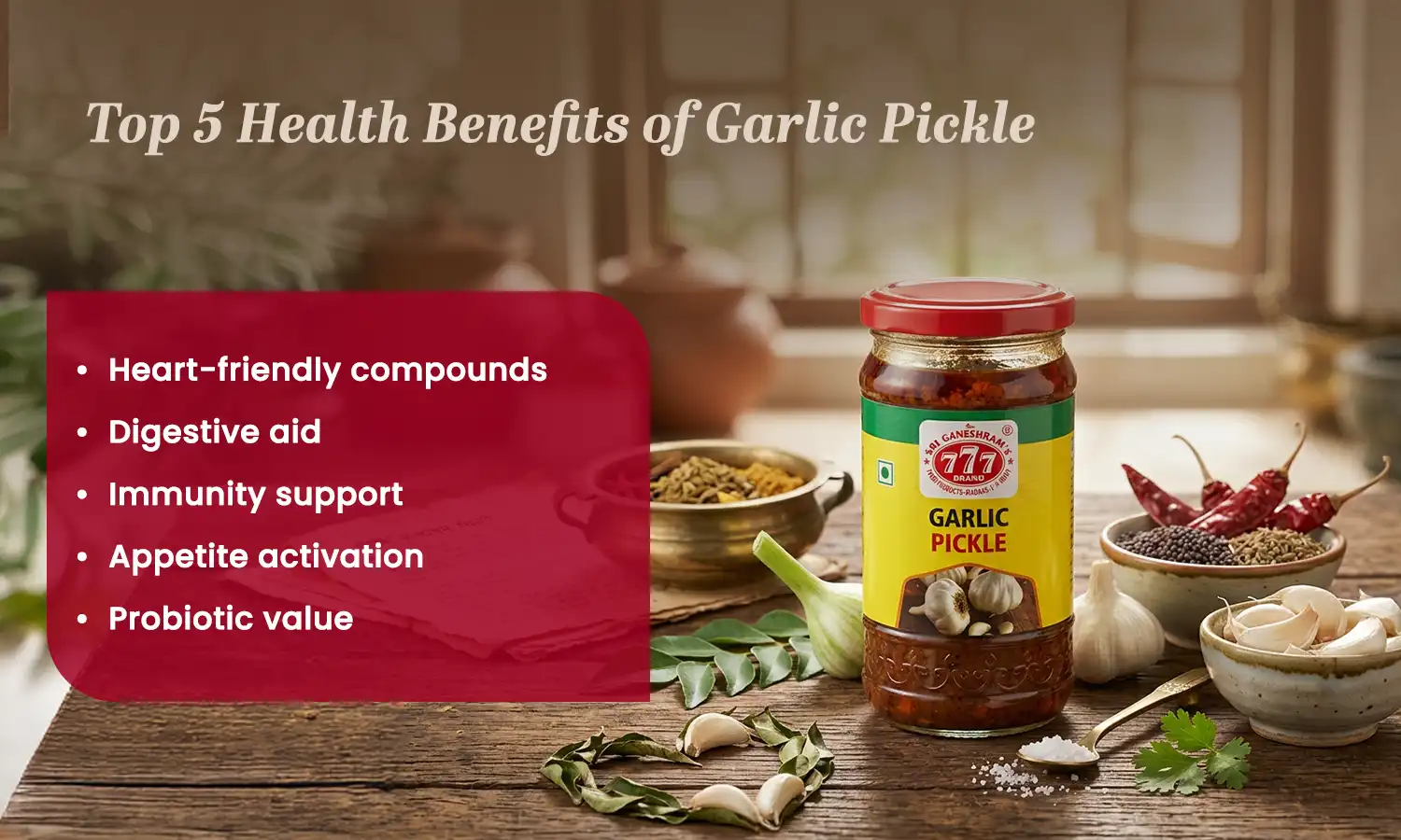 Garlic Pickle Benefits