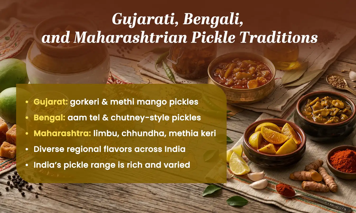 types of pickle in india