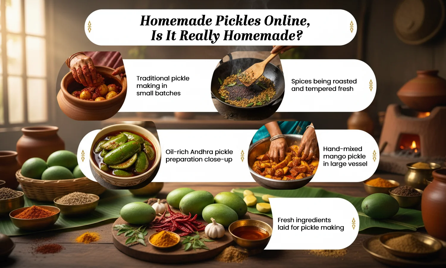 Homemade Pickles Online, Is It Really Homemade?