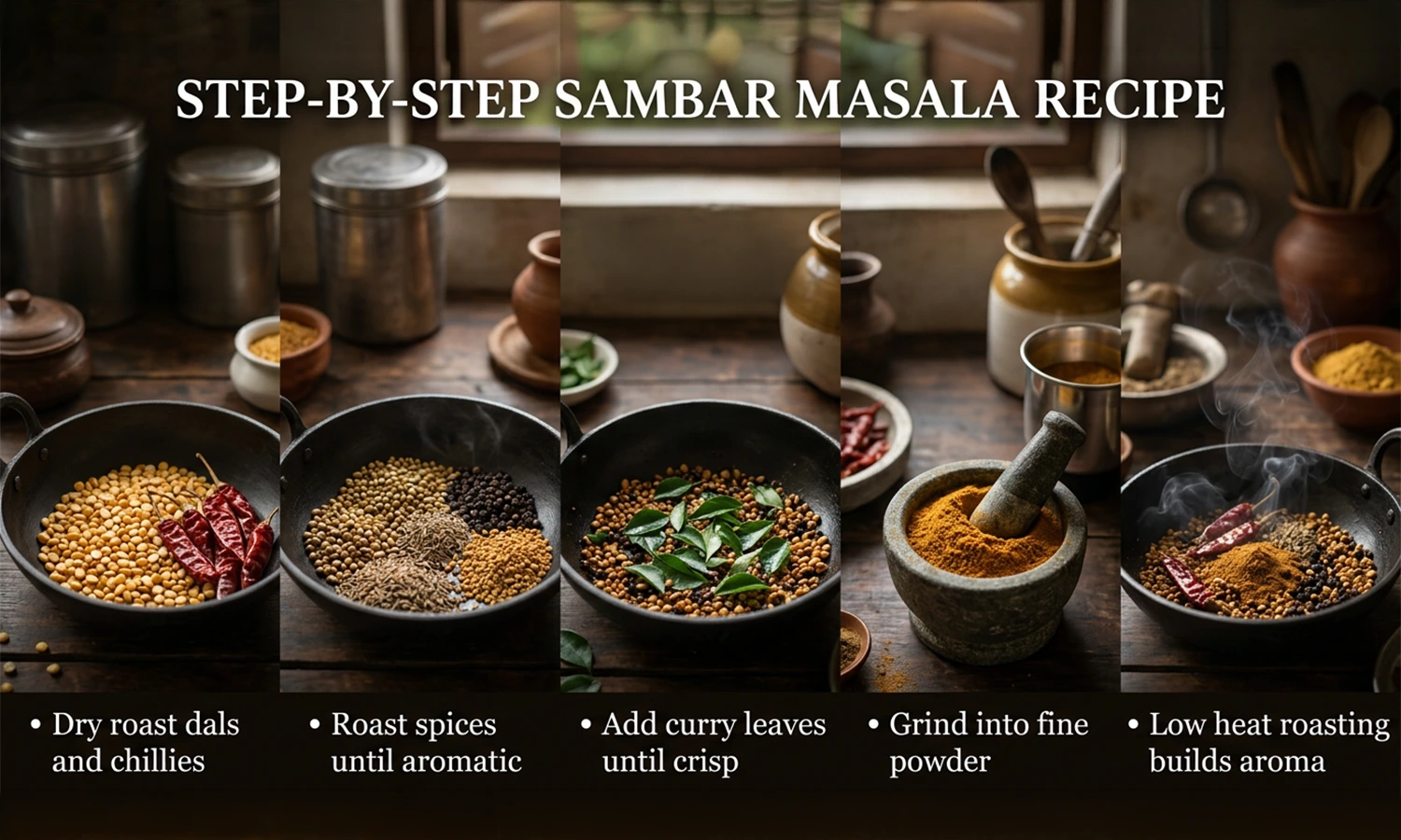 sambar masala powder recipe