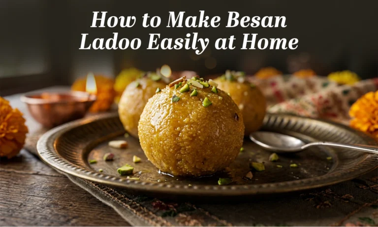 How to Make Besan Ladoo