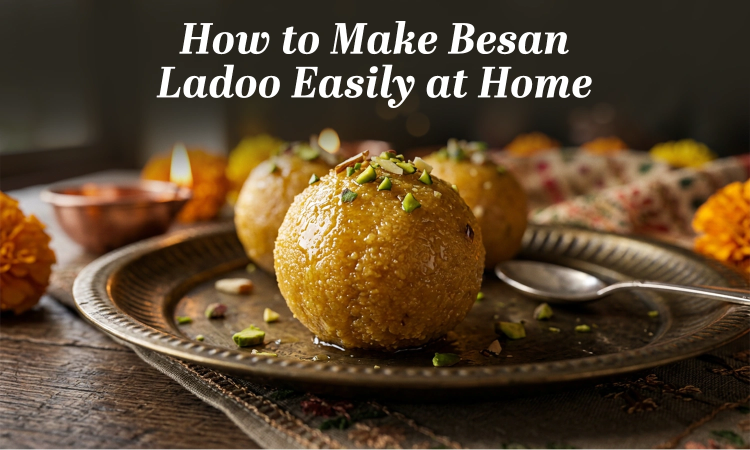 How to Make Besan Ladoo