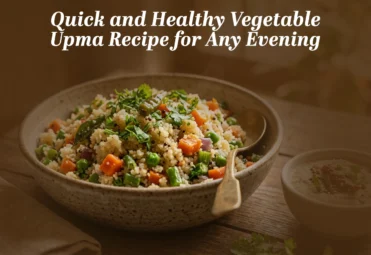 Quick and Healthy Vegetable Upma Recipe for Any Evening Vegetable Upma Recipe