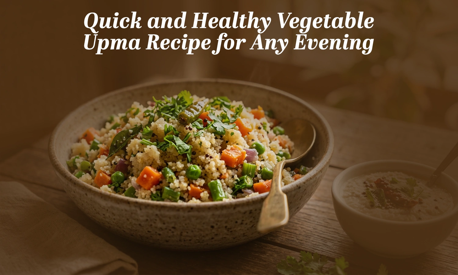 Vegetable Upma Recipe