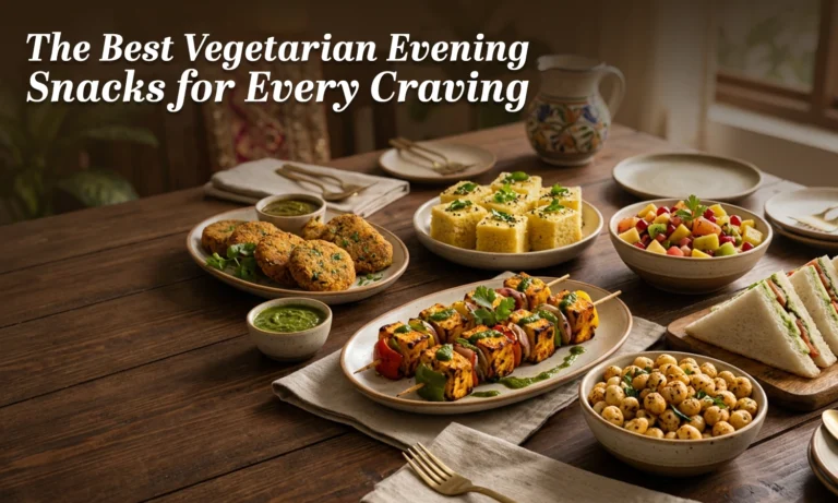 vegetarian evening snacks