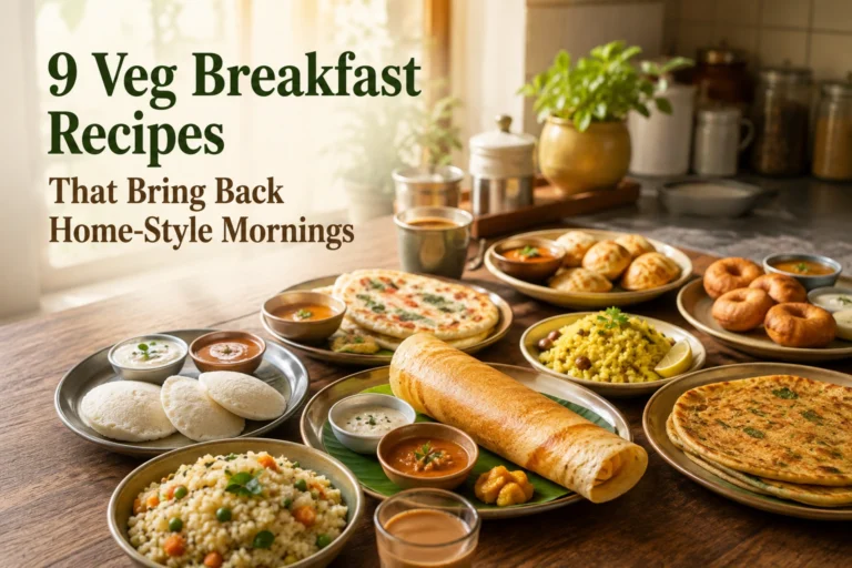 veg breakfast recipes