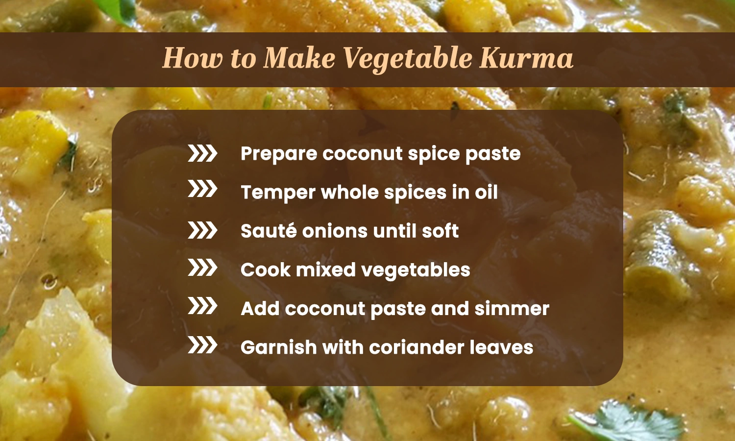Vegetable Kurma Recipe
