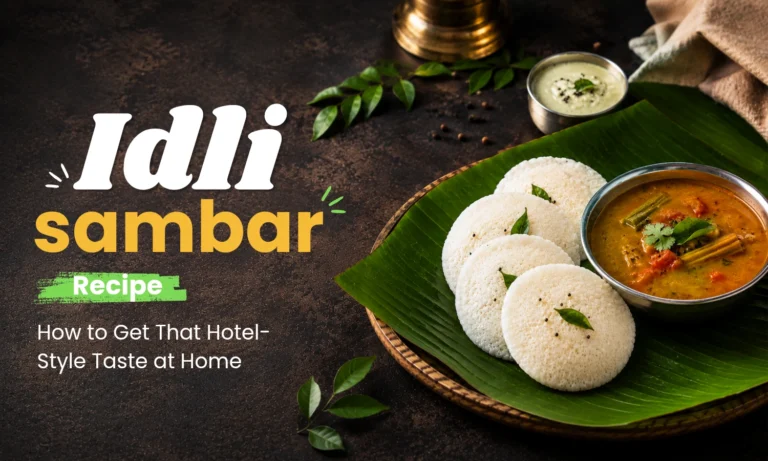 Idli Sambar Recipe