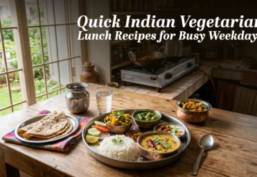 Quick Indian Vegetarian Lunch Recipes for Busy Weekdays Quick Indian Vegetarian Lunch Recipes