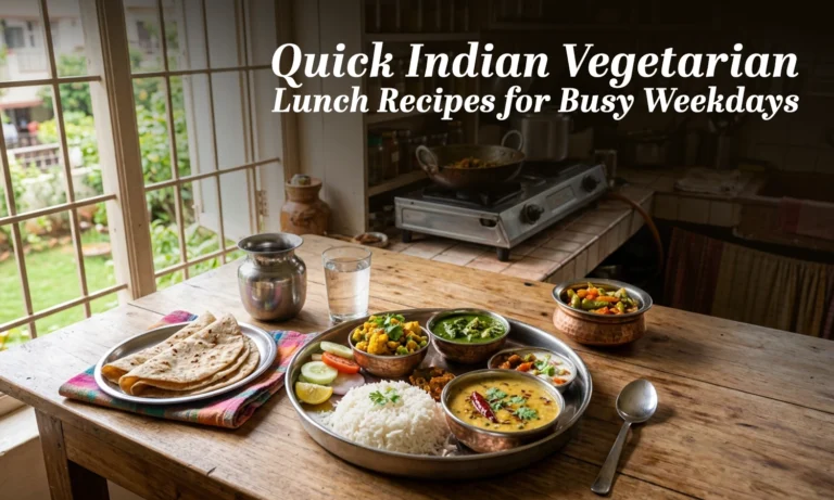 Quick Indian Vegetarian Lunch Recipes