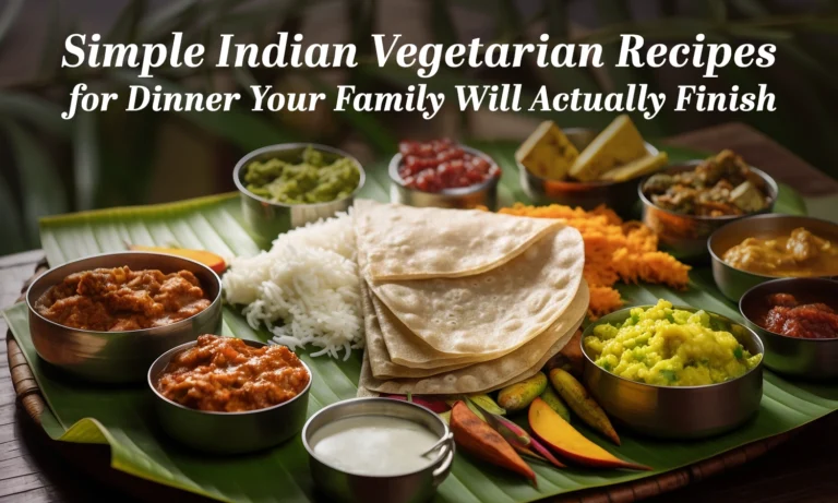 simple indian vegetarian recipes for dinner
