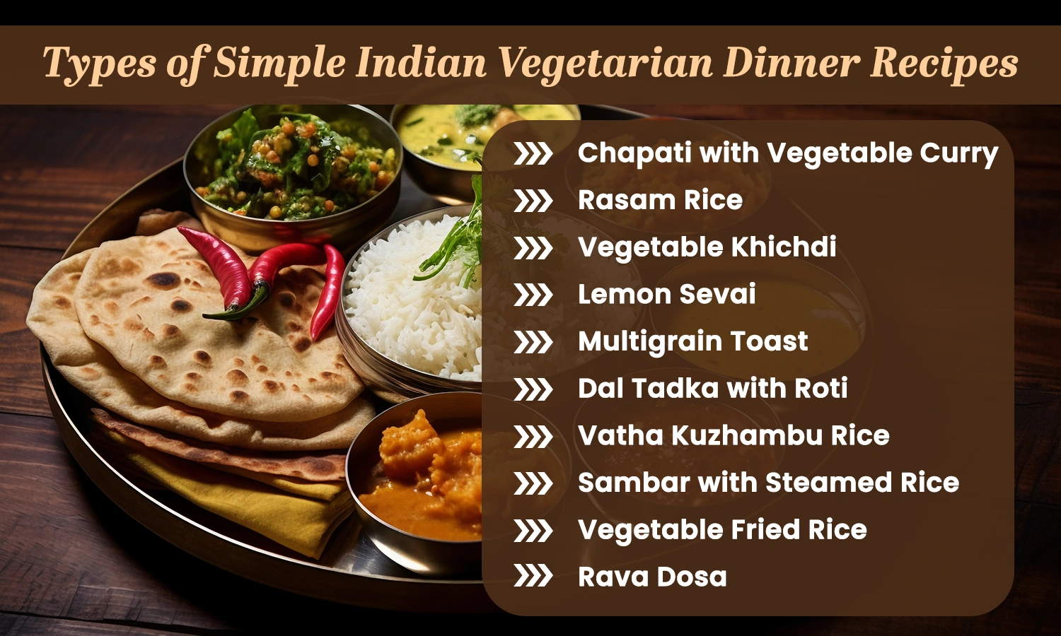 simple indian vegetarian recipes for dinner