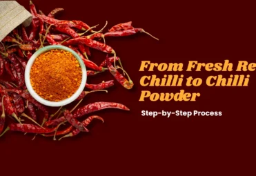 From Fresh Red Chilli to Chilli Powder_ Step-by-Step Process Fresh Red Chilli