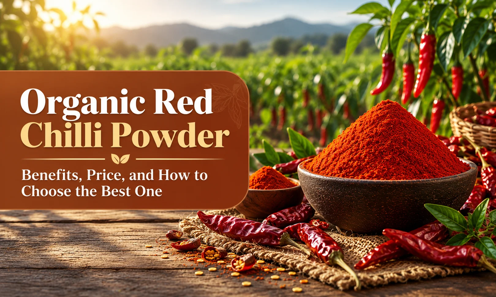 organic red chilli powder