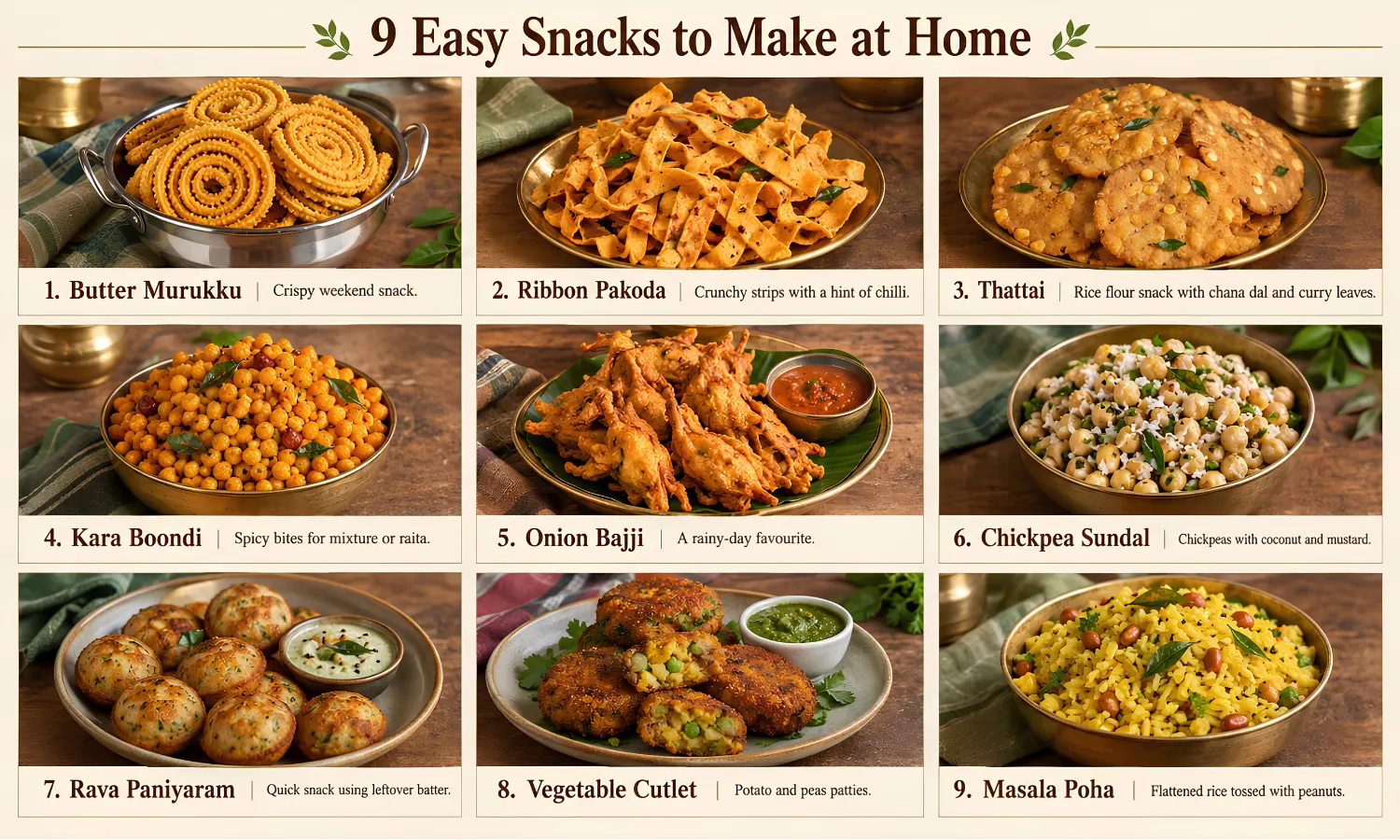 homemade snacks